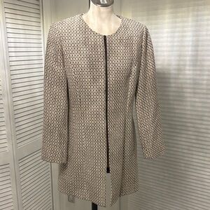 Chic Patterned Long light weight Jacket size M